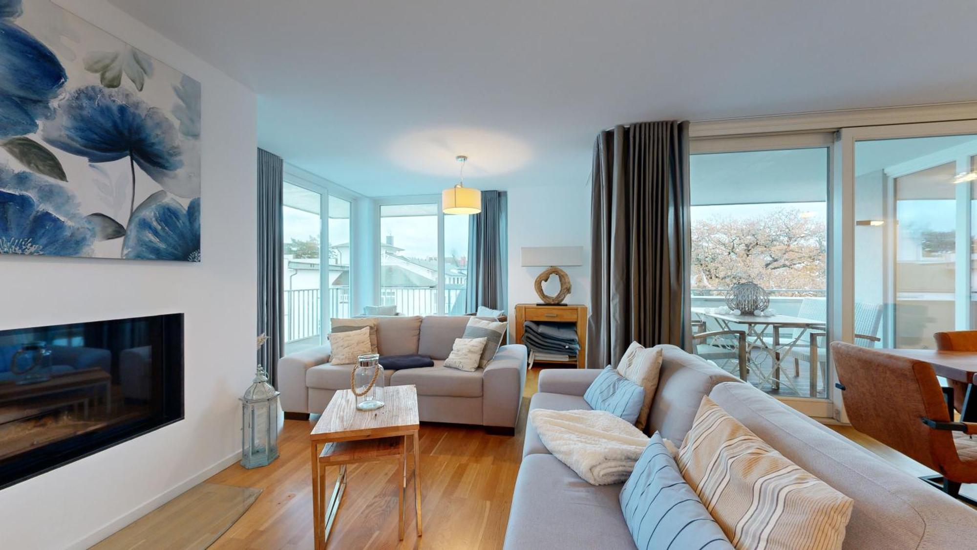 Strandnahe Fewos Mit Terrasse Oder Dachterrasse, Strandhaus Seeblick, Binz Zewnętrze zdjęcie