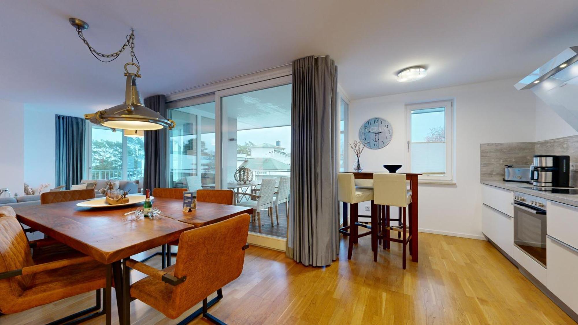 Strandnahe Fewos Mit Terrasse Oder Dachterrasse, Strandhaus Seeblick, Binz Zewnętrze zdjęcie