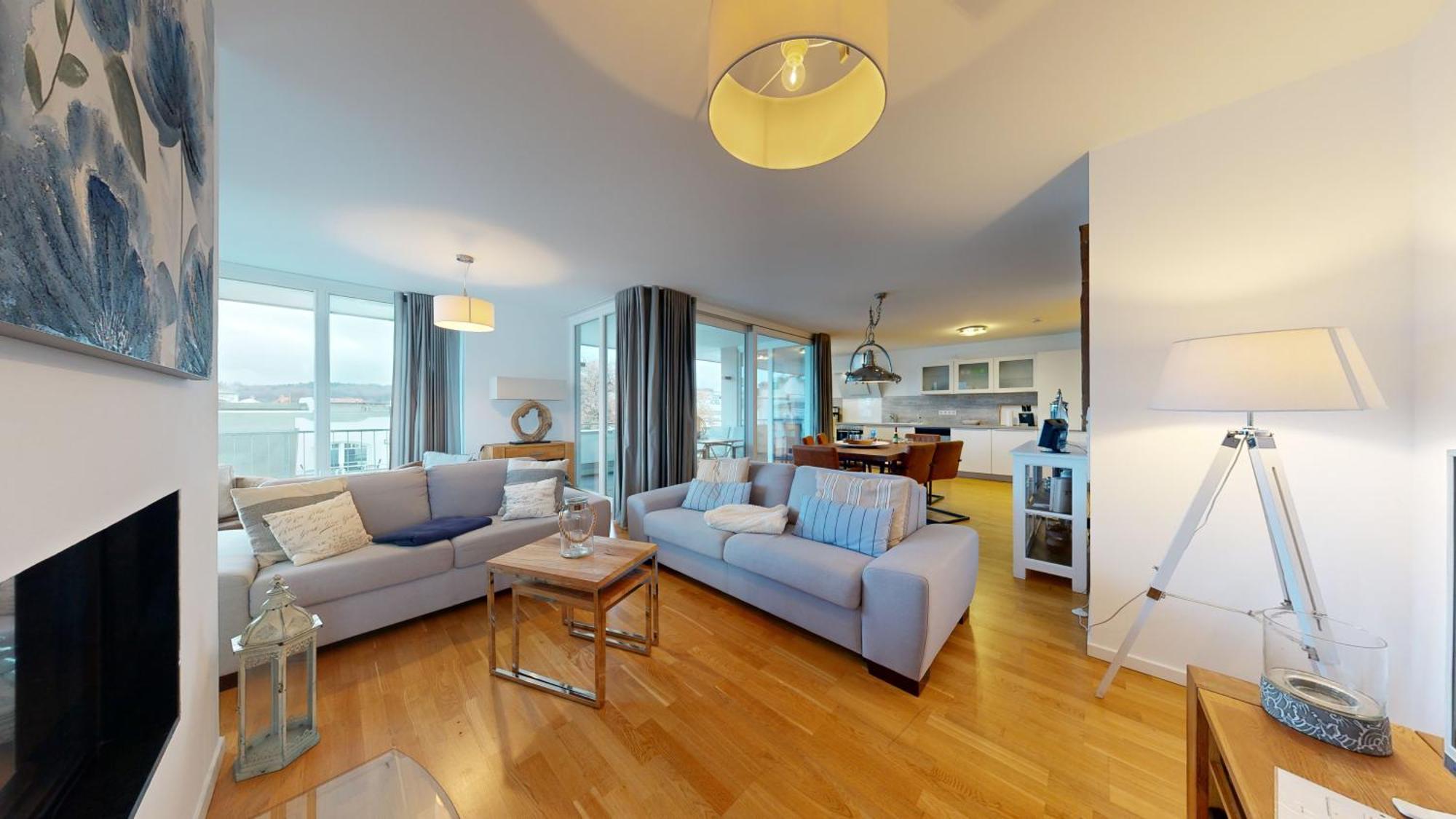 Strandnahe Fewos Mit Terrasse Oder Dachterrasse, Strandhaus Seeblick, Binz Zewnętrze zdjęcie