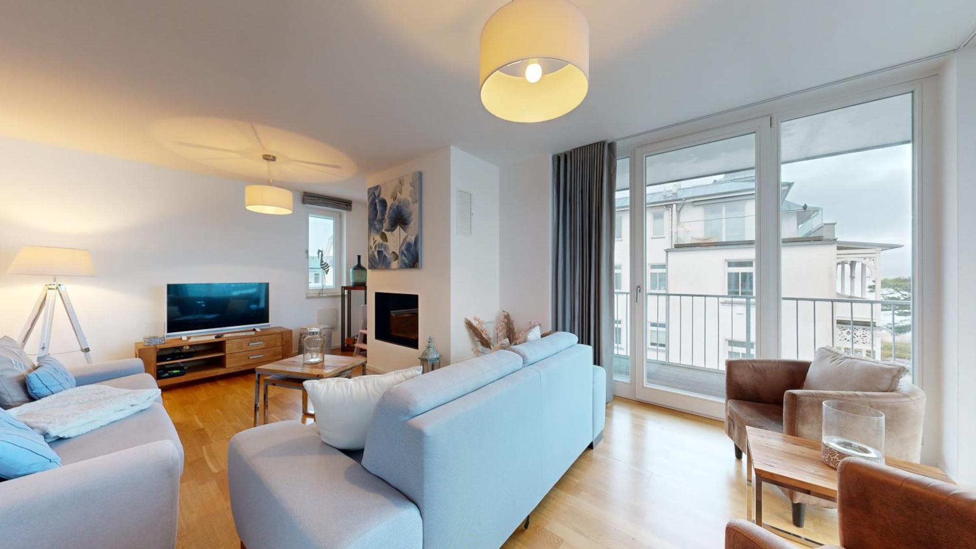Strandnahe Fewos Mit Terrasse Oder Dachterrasse, Strandhaus Seeblick, Binz Zewnętrze zdjęcie