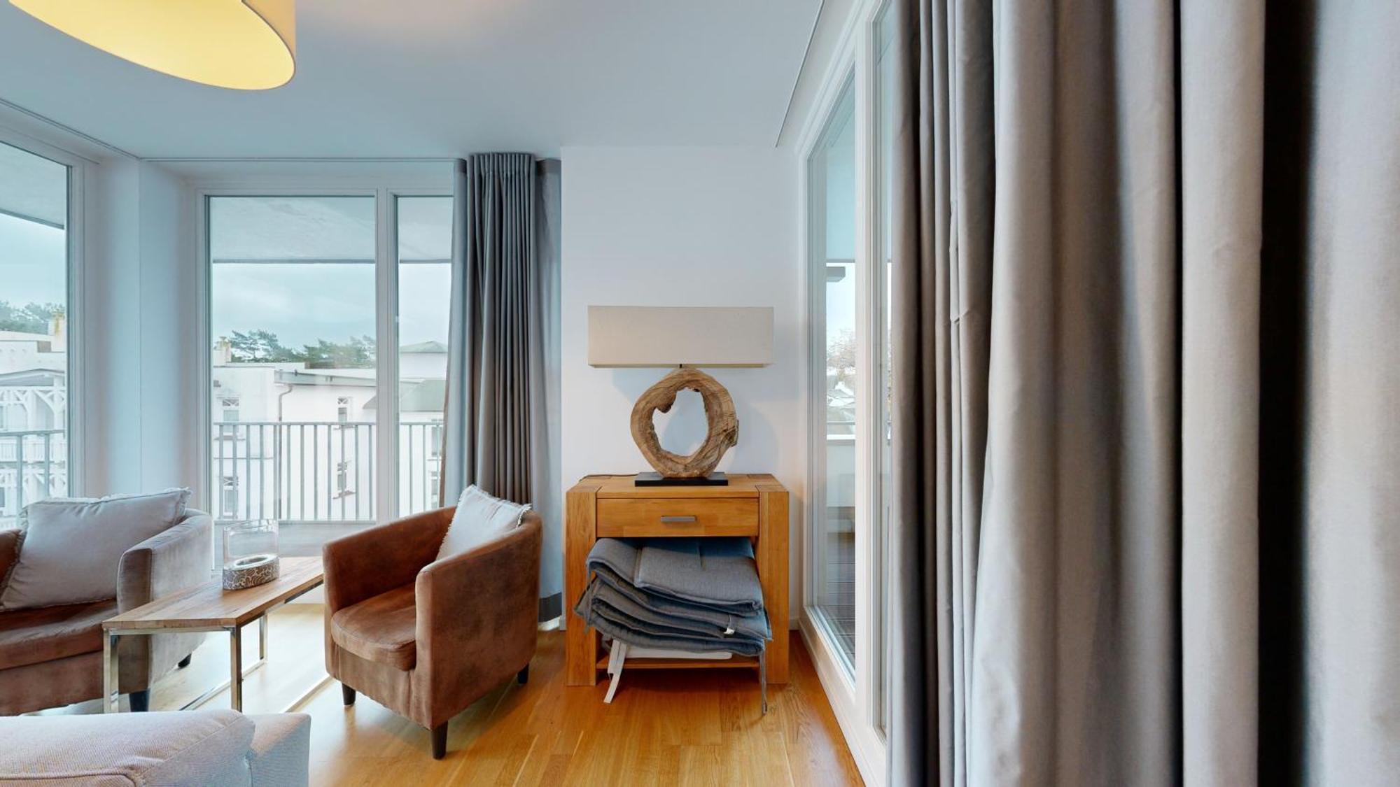 Strandnahe Fewos Mit Terrasse Oder Dachterrasse, Strandhaus Seeblick, Binz Zewnętrze zdjęcie